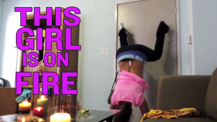 Twerking Fail Girl Catches On Fire | What's Trending Now