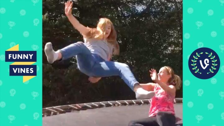 TRY NOT TO LAUGH CHALLENGE – Epic Trampoline Fails Compilation April 2018 | Funny Vines Videos